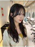 ハッシュカット/レイヤーカット/ロングレイヤー/顔まわりカット