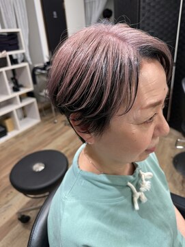 ノア(NOA) アンブレラ/ピンクベージュ/2トーン/ピンクカラー