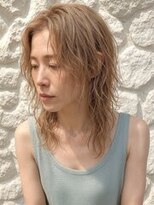 モアナ バイ ヘッドライト 長野駅前店(Moana by HEADLIGHT)&nbsp;#長野駅前#ブリーチ#ウルフカット#ウルフヘア#レイヤー