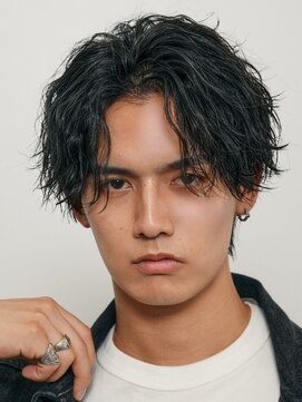 フィフス 仙台(fifth) 仙台ツイストスパイラルパーマセンターパートウルフ波巻きパーマ