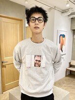 ローレン(LOREN)&nbsp;ベリーショート/ダークアッシュ/ニュアンスパーマ/韓国マッシュ