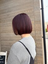 アリーナ 船橋日大前店(arena)&nbsp;ボルドー×ボブスタイル