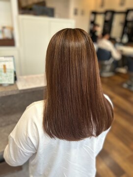 ヘアーワークス ボナ ウニクス店(HAIR WORKS bona) 艶髪ストレート　縮毛矯正