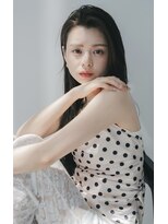 サロン ド ミルク 渋谷(salon de MiLK)&nbsp;シルキーベージュロングレイヤーカット/渋谷