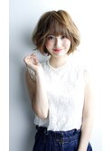 【air-OSAKA】山内 理　ふんわり小顔ショートボブ