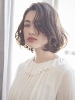 キープへアデザイン(keep hair design)&nbsp;人気NO1！ベージュカラー&ミディーボブパーマスタイル