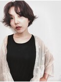 センターパート ショート