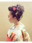 和装着物へアセット★（成人式・振袖・卒業式）