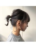 簡単ポニーテールアレンジ