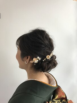ビエン(bien) ゆるフワ着物セットヘア