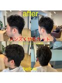 くせ毛／刈り上げ／ソフモヒ