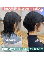 ロミー 本厚木(ROMMY.)&nbsp;【ROMMY本厚木】大人可愛い小顔ショートボブ似合わせ
