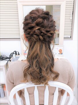 リサ 恵比寿(risa.) ねじり編みネオハーフ