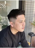 メンズ、パーマ、スパイラルパーマ2