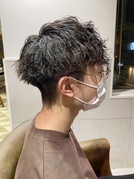 バブ バイネオリーブ(Bab by neolive) □かき上げ センターパート 韓国マッシュ ツイストスパイラル