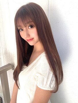 ロンド ロビン 栄(Lond robin) 【Lond robin】河野まい ロング/ストレート/ベージュ m