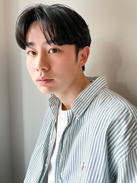 ネオリーブ クーロ メゾン 横浜(Neolive curro Maison) 韓国センターパートカルマ風　ニュアンスパーマ[メンズ]