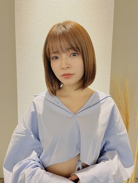 ロンドプロフィール 浦和(Lond profil) 【ワンランク上のボブ】切りっぱなしショートボブ【浦和】