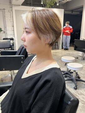 レトン 銀座(leton) ハンサムショート/丸みショート/美髪/インナーカラー