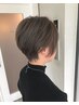 暗く染まった白髪染めを明るく！ハイライトカラー+カット￥14300