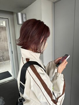 ワンズ リー 上大岡店(One's ly) ミニウルフ/ウェットヘア/オリーブベージュ[上大岡]