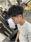 アップバングショート