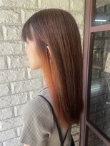 リー 東三国(Lee)&nbsp;ロング×イヤリングカラーオレンジ