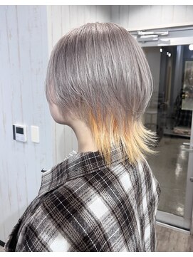 オアフ(Oahu) ミルクティーベージュ×ペールオレンジ