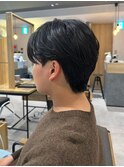 ダウンパーマニュアンスパーマセンターパートコンマヘア髪質改善