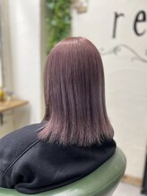 ヘアサロン レリー(hair salon relie) ピンクラベンダーカラー★