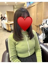 ユウヘアー 石川橋店(U Hair)&nbsp;似合わせカット/顔まわりレイヤー/艶カラー