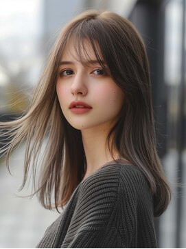 フラミューム 三島(flammeum) セミロング