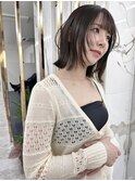 レイヤーボブ/オリーブベージュ