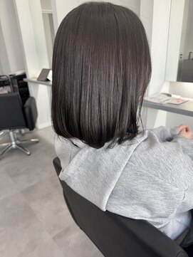 ナンバー 竪町(number+) 20代30代40代艶感ストレートナチュラルブラウン