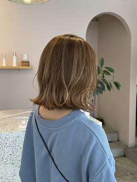 エクリュ(ecru) beige × highlight