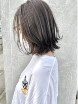 レック(Rec.)&nbsp;レイヤーボブ/グレージュ系