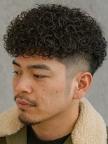 アクシス 津田沼(AXIS)&nbsp;プードルパーマメンズダンディ髭くるくる刈り上げ30代40代50代