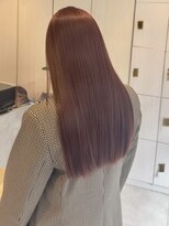 シエル バイ ケンジ 登戸 生田(CIEL by KENJE)&nbsp;ブリーチなしダブルカラーピンクブラウンロング20代冬トレンド