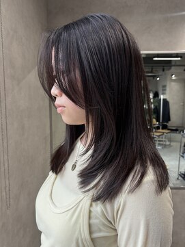 レイヤーカット/くびれヘア/暖色カラー［新潟］