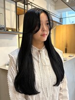 フィルムス 銀座(FILMS) ダークラベンダー/くびれレイヤー/韓国巻き/顔周りカット/銀座