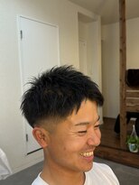ガゼボ(Gazebo)&nbsp;メンズ大人爽やか2ブロックショート/ビジネス/フェード/大曽根