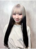 ホワイトカラー ルーツカラー エンドカラー ダブルカラー