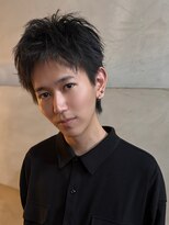 マーシー(MAAAAAC)&nbsp;【メンズカット】黒髪スパイキーショート／束感ショート