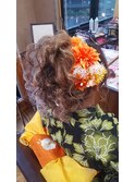 王道フルアップ(^O^)盛り髪(^O^)