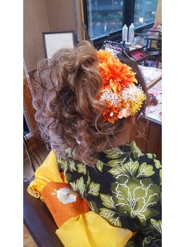 エクステンション クーチャー(Extention Cu'cha) 王道フルアップ(^O^)盛り髪(^O^)