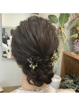 マロウ(mallow) 《花屋併設》大人かわいい結婚式ヘアセット@20代30代40代