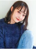 シアーブランジュロブシースルーカラー×レトロボブ