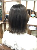 切りっぱなしボブ