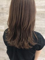 ラグシーセカンド(RAGCIE 2nd)&nbsp;【Rio】シアーベージュ×セミロング