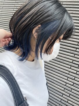 ノア ヘアデザイン 町田店(noa Hair Design) インナーブルーウルフヘアー